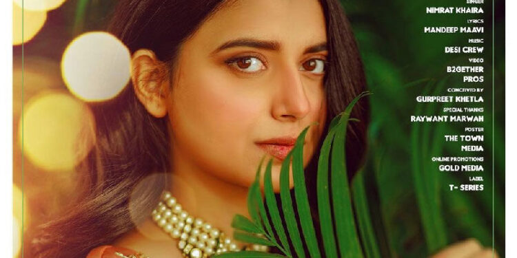 Nimrat Khaira Revealed the Poster of Her Upcoming Song Titled “Gulabi Rang”