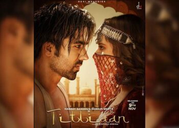 Harrdy Sandhu Revealed the First Look of His Next Song Titled “Titliaan” Starring Sargun Mehta