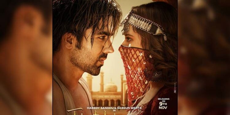 Harrdy Sandhu Revealed the First Look of His Next Song Titled “Titliaan” Starring Sargun Mehta