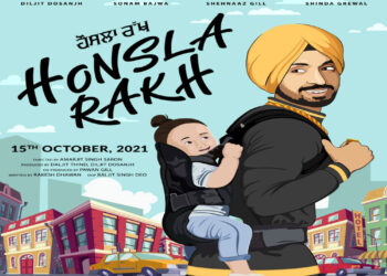 The First Poster of “Honsla Rakh” Starrer Diljit Dosanjh, Shehnaz Gill & Sonam Bajwa is Out!
