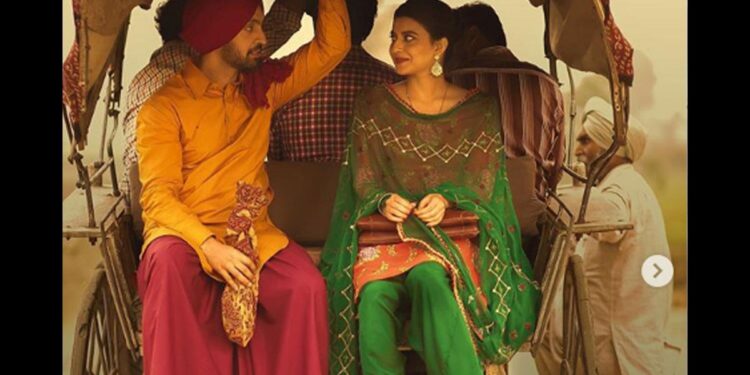 Diljit Dosanjh Shared a BTS Picture from the Sets of His Next Film Titled “Jodi”