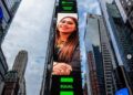 Afsana Khan Reached Another Milestone by Getting a Feature on Times Square in NYC!