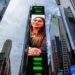 Afsana Khan Reached Another Milestone by Getting a Feature on Times Square in NYC!