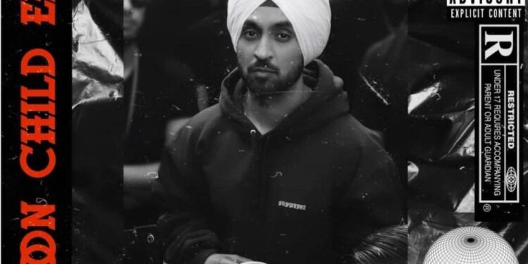 The Chosen One: Diljit Dosanjh Reveals the Poster of the Intro Song of Moon Child Era