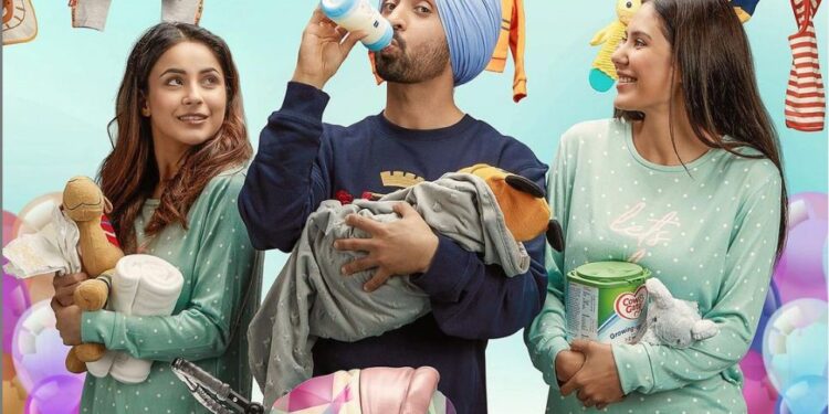 Trailer of Diljit Dosanjh, Sonam Bajwa & Shehnaz Gill’s “Honsla Rakh” to Release on Monday